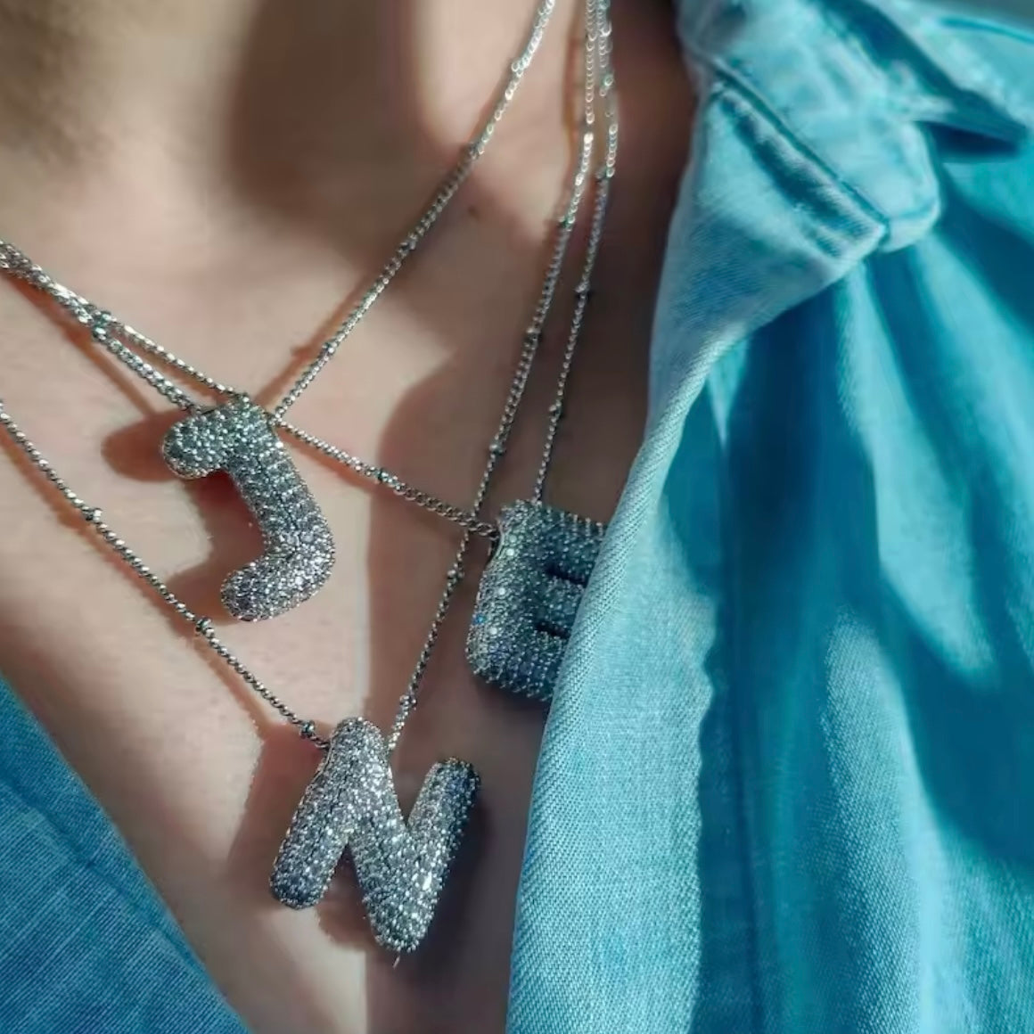 DIAMOND BUBBLE NECKLACE