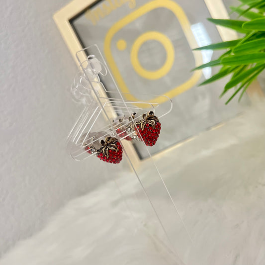 STRAWBERRY EARRINGS