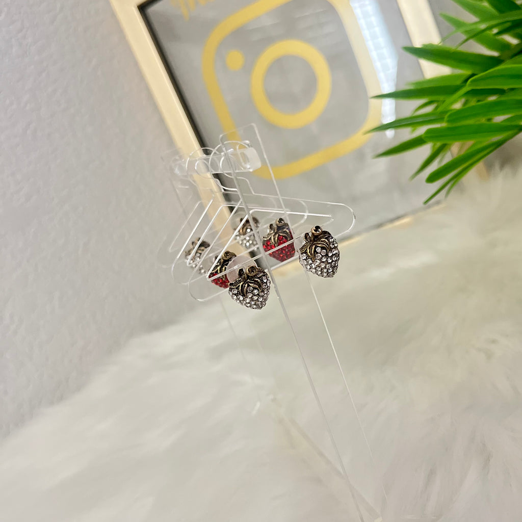 STRAWBERRY EARRINGS