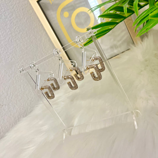 SQUARE HOOP EARRINGS